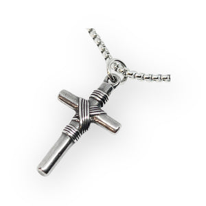 Bound Cross Necklace