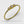 Petite Zirconia Golden Sterling Silver Ring