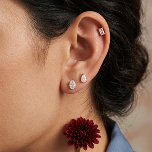 Revised lifestyle image with three mixed zirconia studs