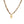 Earthy Beaded Square Pendant Necklace on a white background
