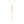 Clear Stone Lariat Necklace on a white background