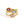 Multicolor Textured Triple-Band Ring - Size 7 on a white background