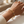 Close-up of the gold-tone Paperclip Zircon Bracelet