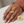 Two-stone sculptural open ring lifestyle image