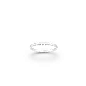 Flat Ovals Sterling Silver Band Ring