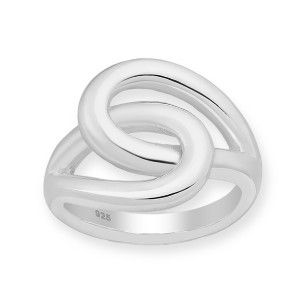 Connected Sterling Silver Ring