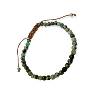 Natural Gemstone Adjustable Bracelet