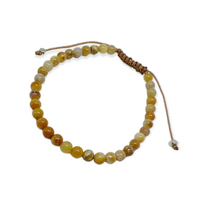 Natural Gemstone Adjustable Bracelet