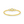 Petite Zirconia Golden Sterling Silver Ring