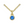 Golden CZ Birthstone Necklace