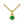 Golden CZ Birthstone Necklace