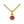 Golden CZ Birthstone Necklace