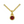 Golden CZ Birthstone Necklace