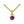 Golden CZ Birthstone Necklace