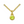Golden CZ Birthstone Necklace
