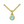 Golden CZ Birthstone Necklace