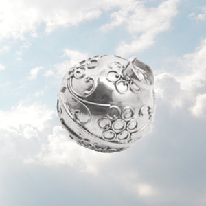 Silver Bells 12mm Pendant Necklace