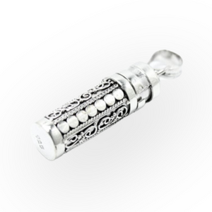 Dots Prayer Box Pendant Necklace
