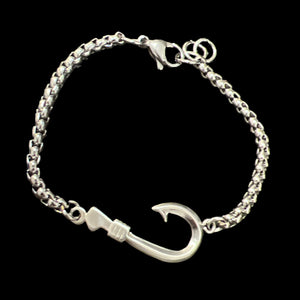 Stainless Steel Chain Fishhook Bracelet