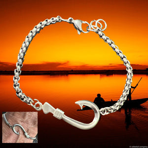 Stainless Steel Chain Fishhook Bracelet
