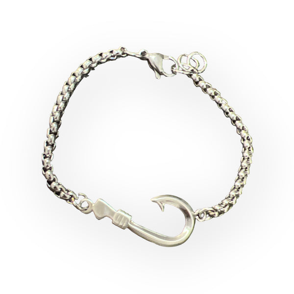 Stainless Steel Chain Fishhook Bracelet