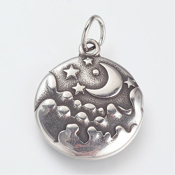 Moon And Stars Charm