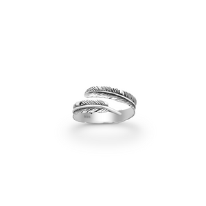 Feather Cuff Sterling Silver Ring