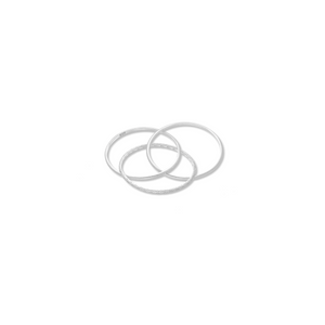 Three Rings Sterling Silver Ring