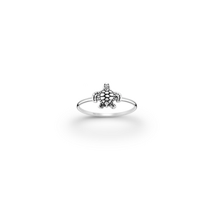 Baby Turtle Sterling Silver Ring