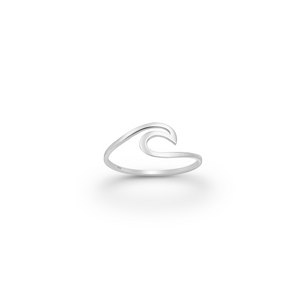Wave Sterling Silver Ring