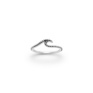Bubbly Wave Sterling Silver Ring