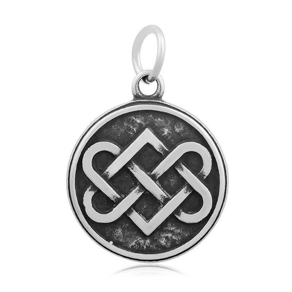 Celtic Knot of Hearts Charm
