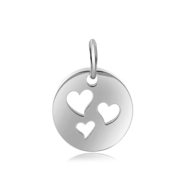 Floating Hearts Charm