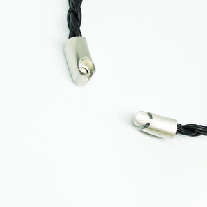 Maui Fish Hook Braided Leather Bracelet