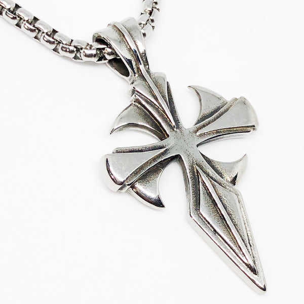 Gallant Cross Stainless Steel Necklace