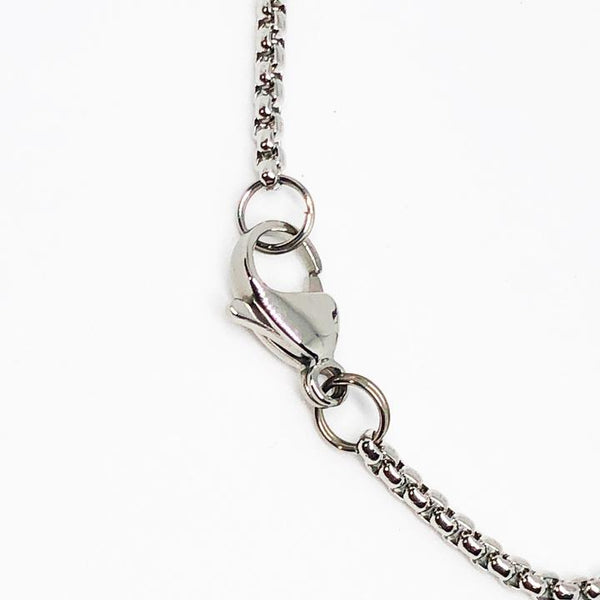 Futball Soccer Ball Stainless Steel Necklace