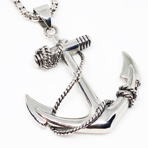 Captains Anchor Stainless Steel Necklace