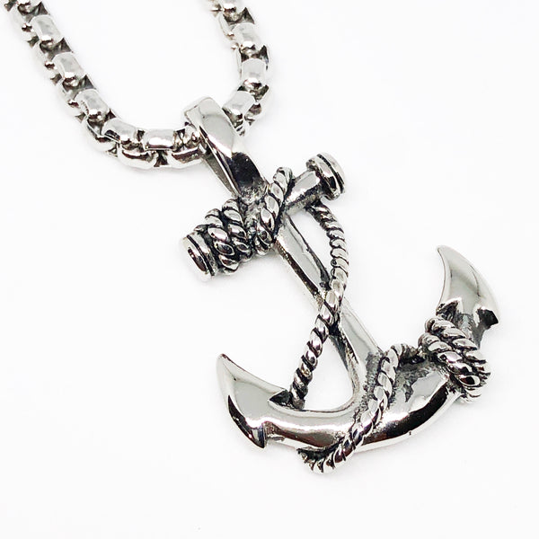 Ships Mate Anchor Stainless Steel Necklace