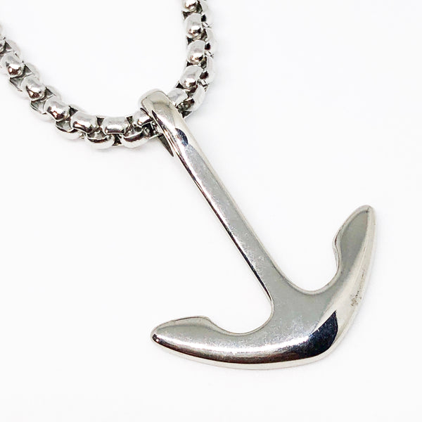 Basic Anchor Stainless Steel Necklace