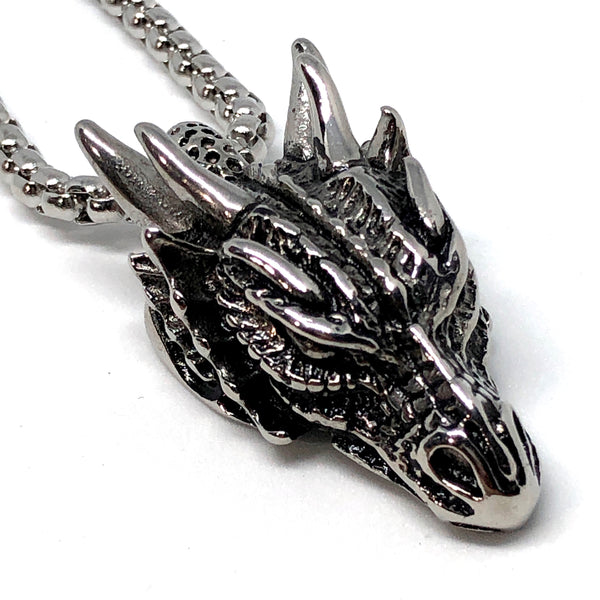 Dragon Head Stainless Steel Necklace