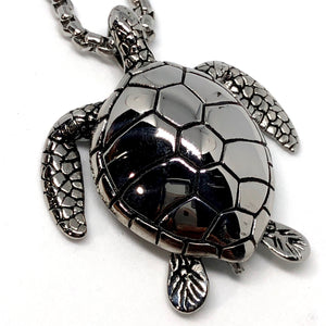 Sea Tortoise Stainless Steel Necklace