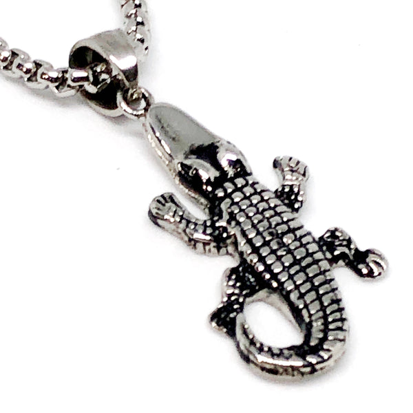 Alligator Stainless Steel Necklace