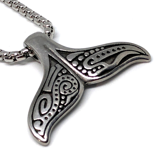 Whale Tail Stainless Steel Necklace