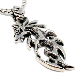Grand Dragon Stainless Steel Necklace