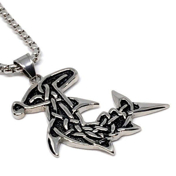Hammerhead Shark Stainless Steel Necklace