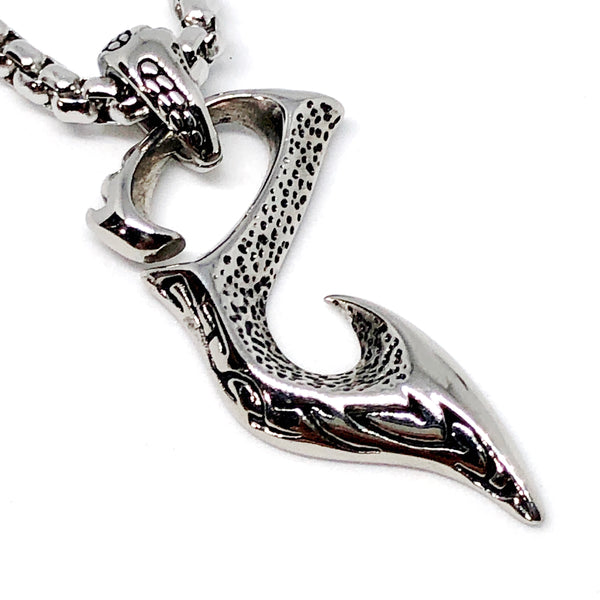 Tribal Seahorse Stainless Steel Necklace