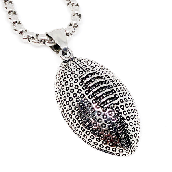 Little Football Stainless Steel Necklace