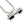 Dumbbell, Barbell Stainless Steel Necklace
