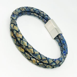 Double Strand Bolo Leather Bracelet