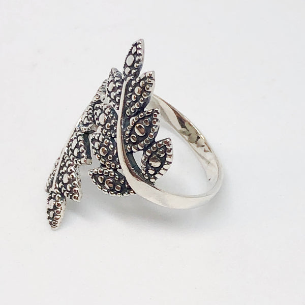 Silver Leaves Sterling Silver Ring